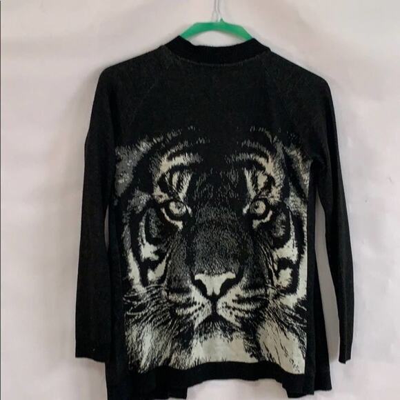 NOLLIE CARDIGAN TIGER SWEATER SIZE XS - Picture 2 of 6